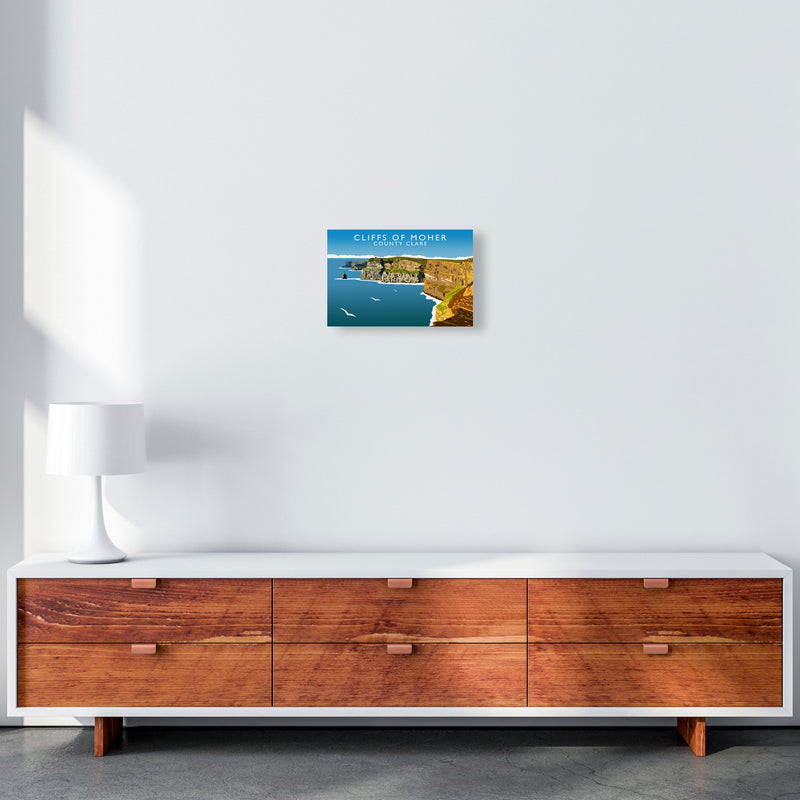Cliffs Of Moher by Richard O'Neill A4 Canvas