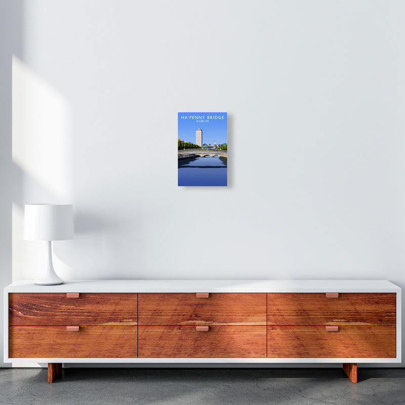 Ha'Penny Bridge by Richard O'Neill A4 Canvas