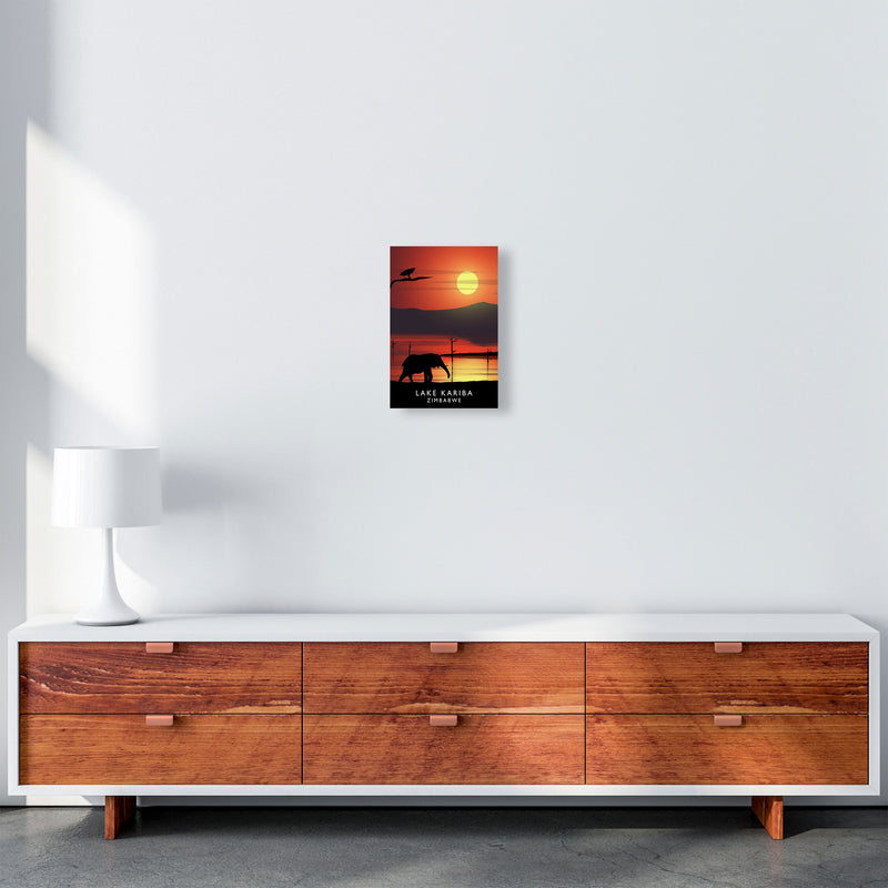 Lake Kariba (Portrait) by Richard O'Neill A4 Canvas