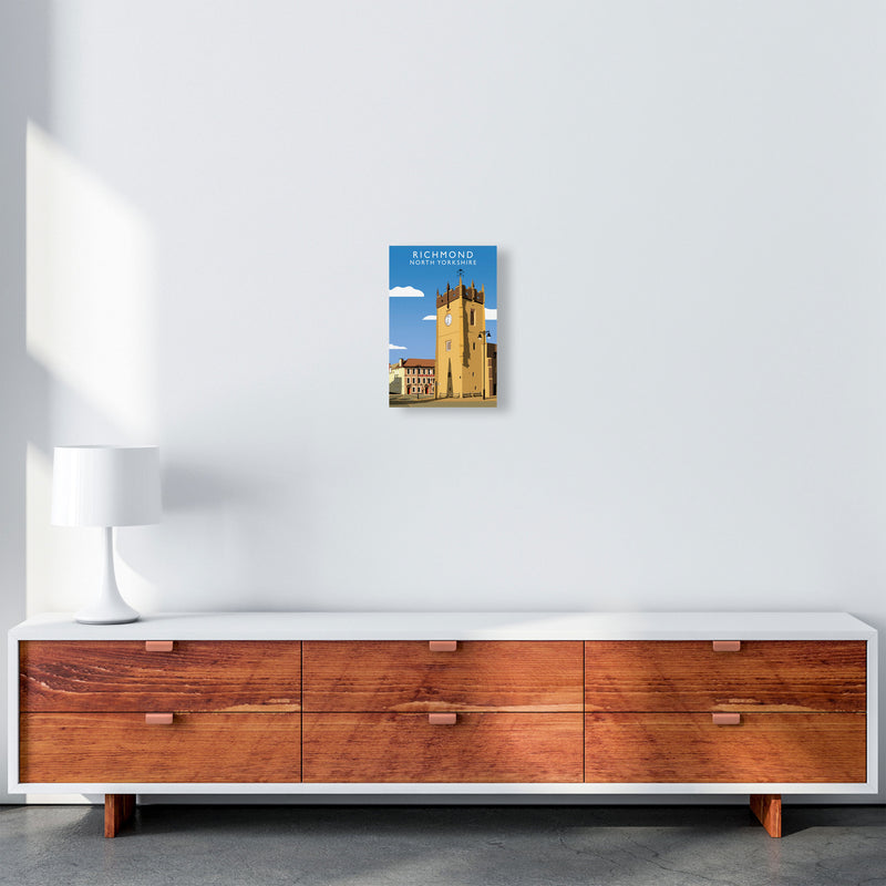 Richmond (Portrait) by Richard O'Neill Richard O'Neill Yorkshire Art Print A4 Canvas