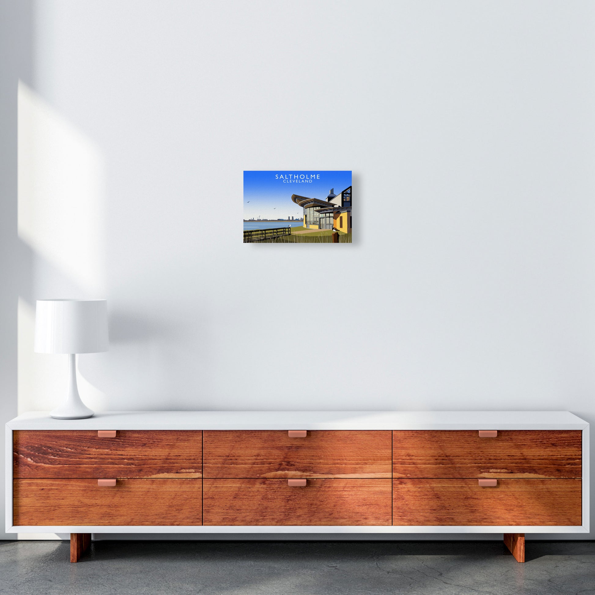 Salthome Cleveland (Landscape) by Richard O'Neill A4 Canvas