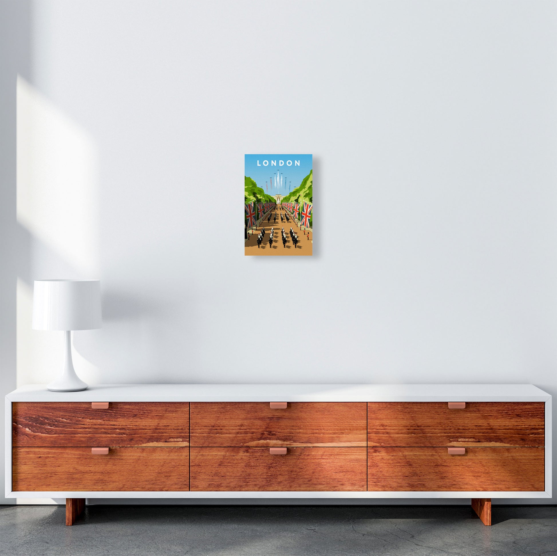 London Art Print by Richard O'Neill A4 Canvas