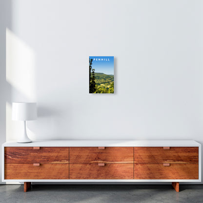 Penhill2 Portrait by Richard O'Neill A4 Canvas
