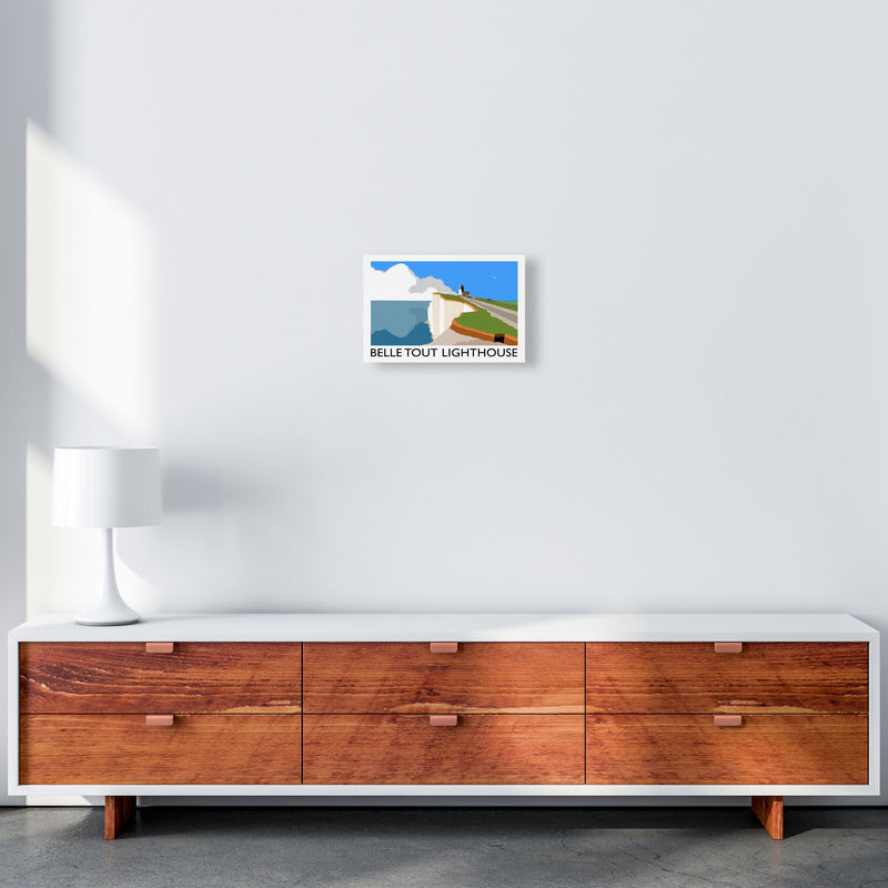 Belle Tout Lighthouse by Richard O'Neill A4 Canvas
