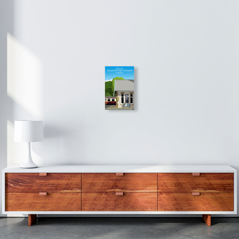 Dales Countryside Musuem Portrait by Richard O'Neill A4 Canvas