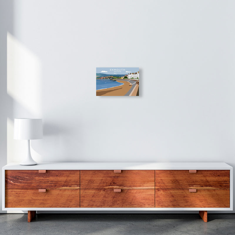 Exmouth Devon Art Print by Richard O'Neill A4 Canvas