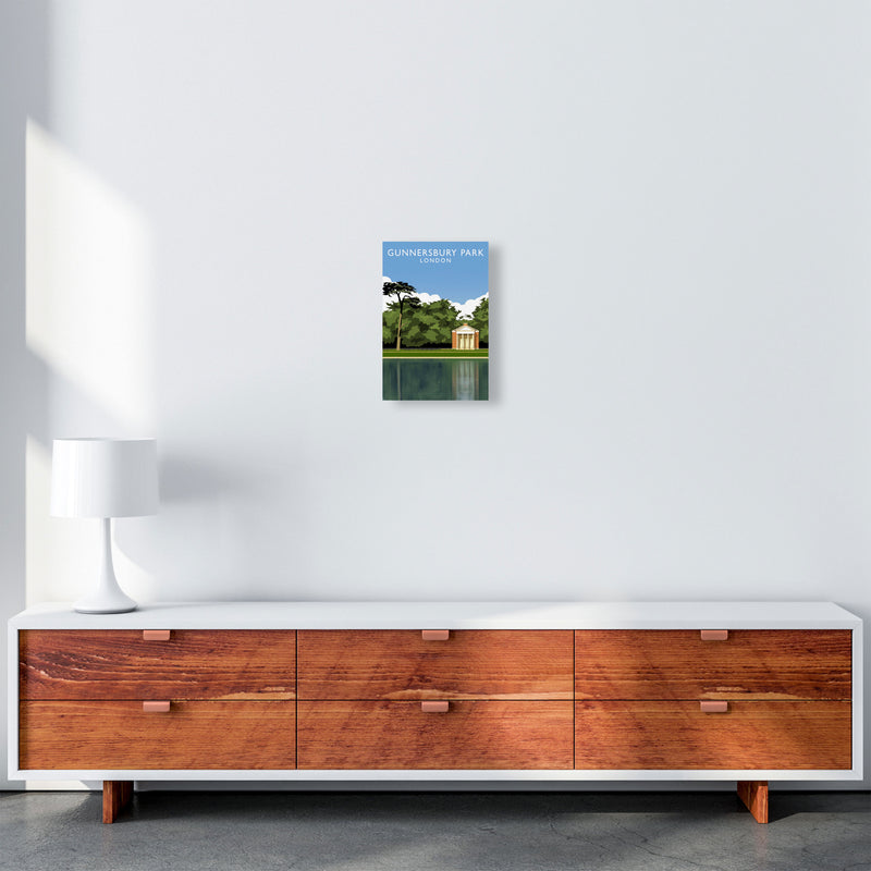 Gunnersbury Park Portrait by Richard O'Neill A4 Canvas