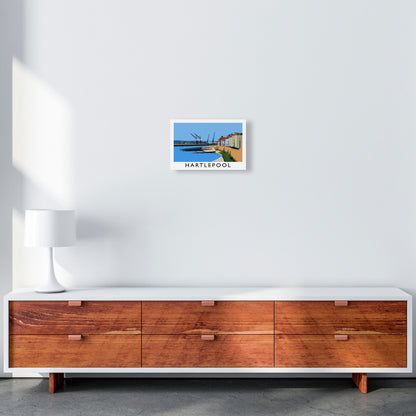 Hartlepool by Richard O'Neill A4 Canvas