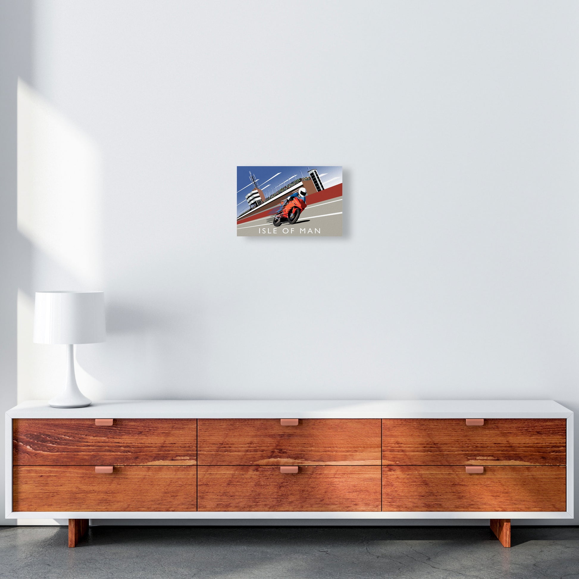 Isle of Man Art Print by Richard O'Neill A4 Canvas