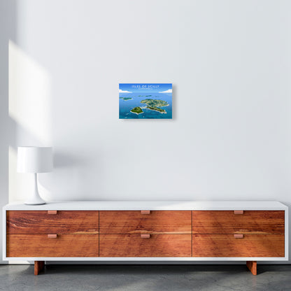 Isles of Scilly Cornwall Framed Digital Art Print by Richard O'Neill A4 Canvas