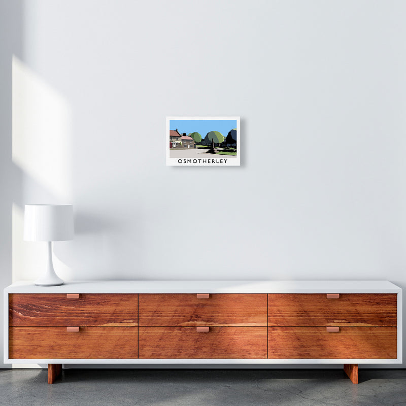 Osmotherley Travel Art Print by Richard O'Neill, Framed Wall Art A4 Canvas