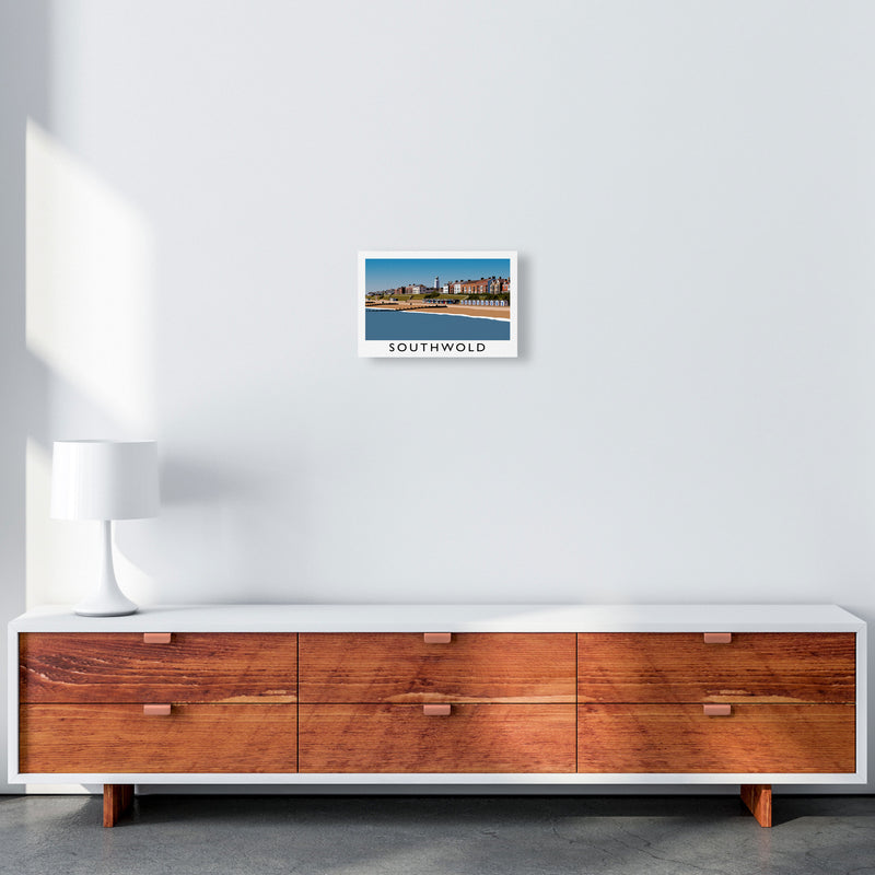 Southwold Framed Digital Art Print by Richard O'Neill A4 Canvas