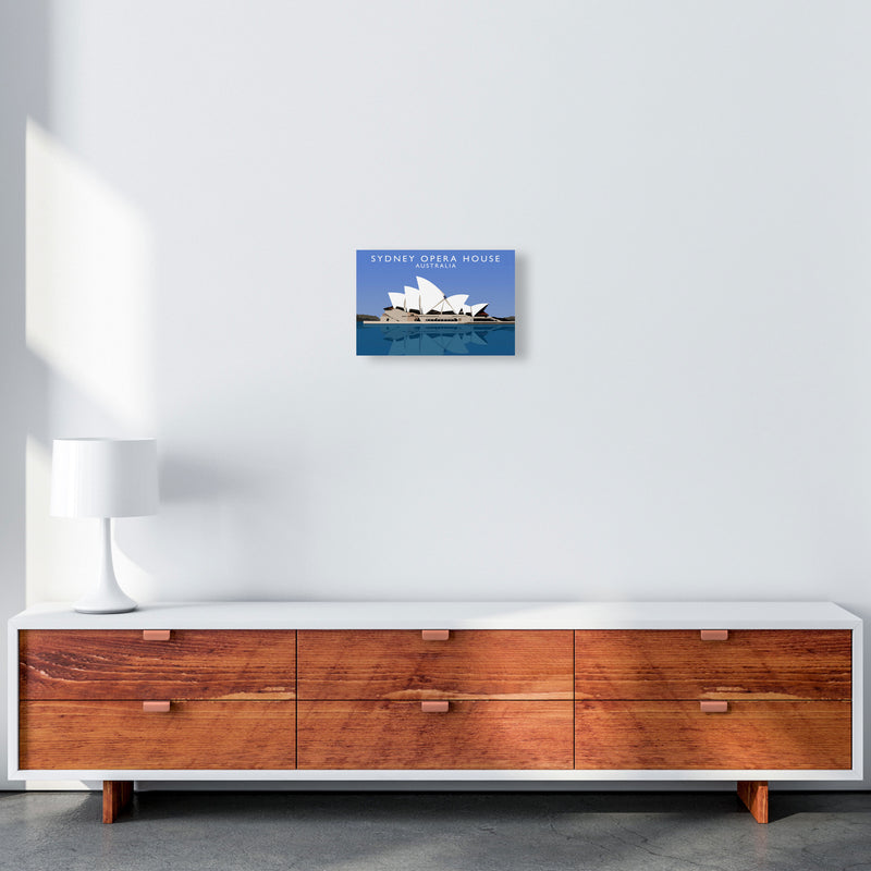 Sydney Opera House Australia Framed Digital Art Print by Richard O'Neill A4 Canvas