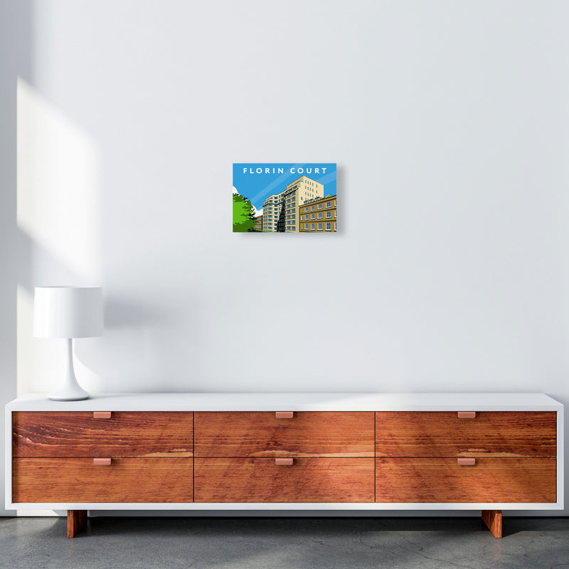 Florian Court by Richard O'Neill A4 Canvas