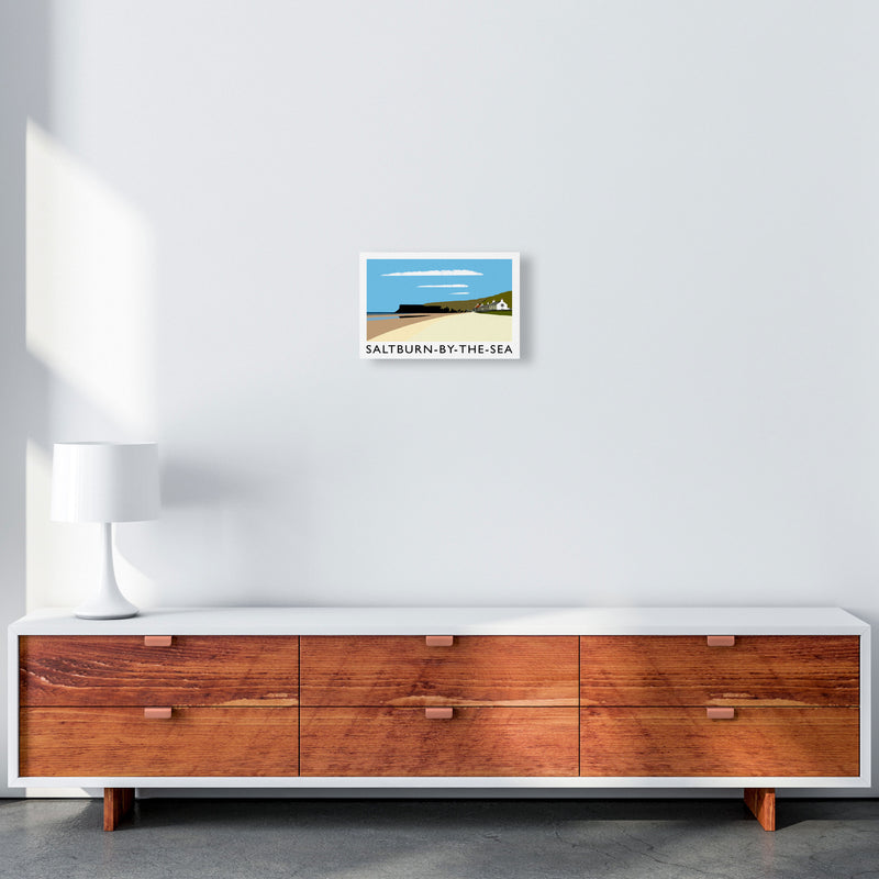 Saltburn-by-the-sea by Richard O'Neill A4 Canvas