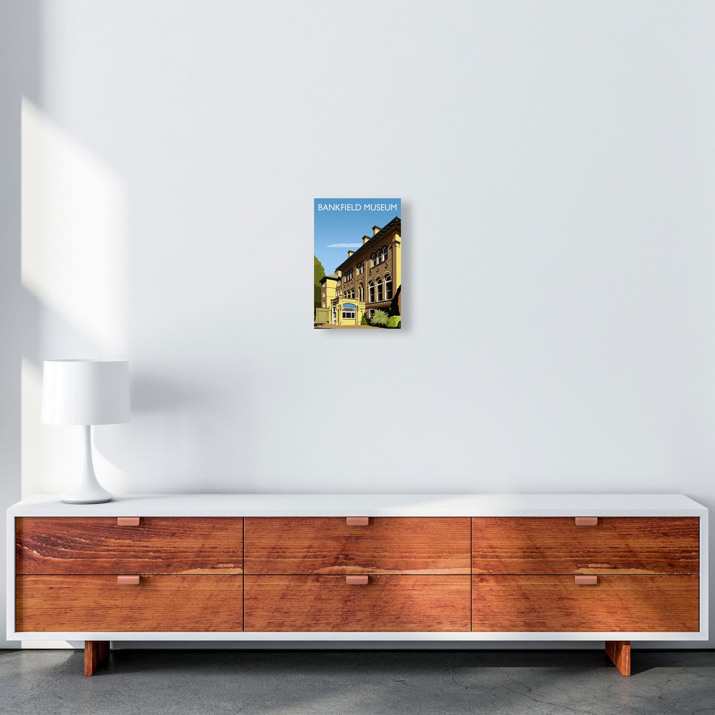 Bankfield Museum portrait by Richard O'Neill A4 Canvas