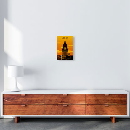 Leeds 2 portrait by Richard O'Neill A4 Canvas