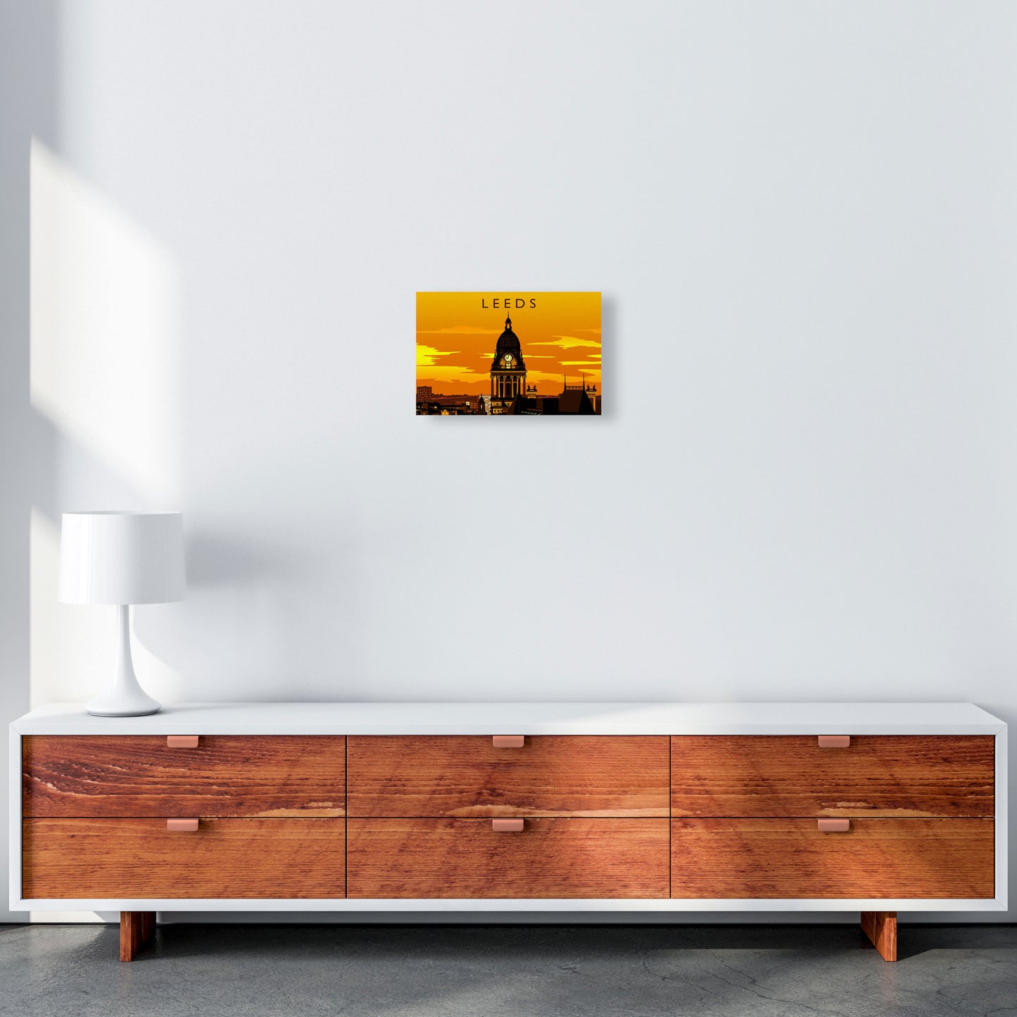 Leeds 2 by Richard O'Neill A4 Canvas