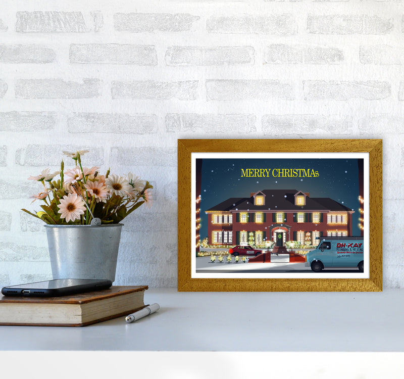 Home Alone Art Print by Richard O'Neill A4 Print Only