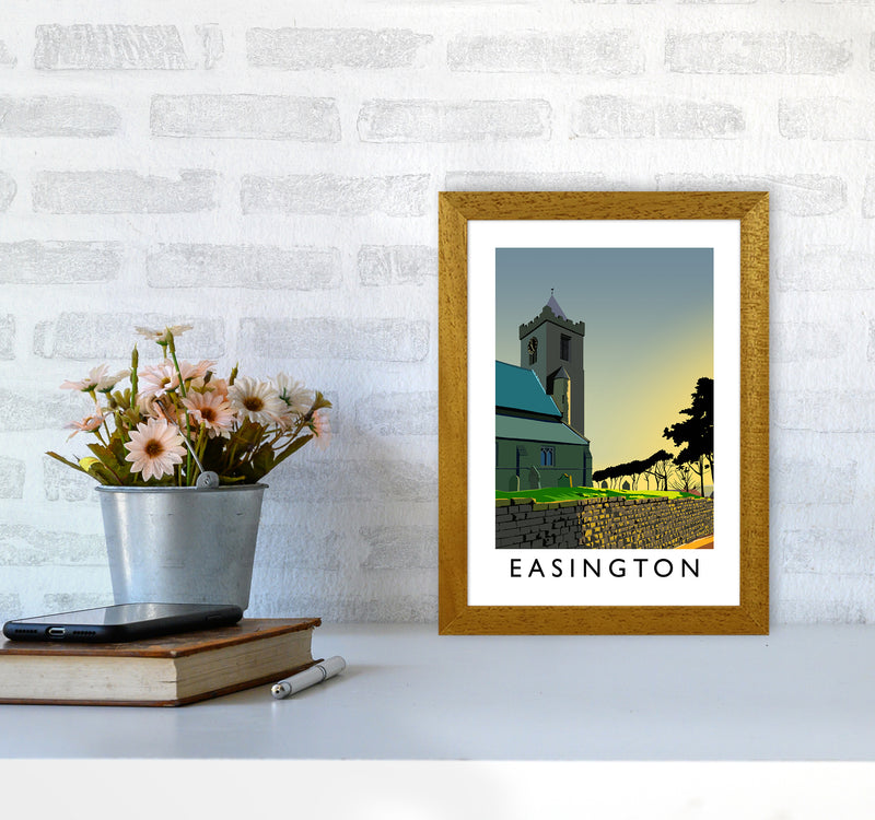 Easington Portrait Art Print by Richard O'Neill A4 Print Only