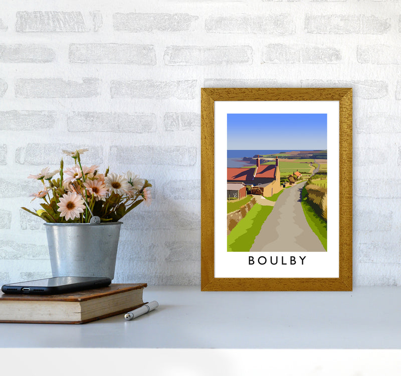 Boulby 2 Portrait Art Print by Richard O'Neill A4 Print Only