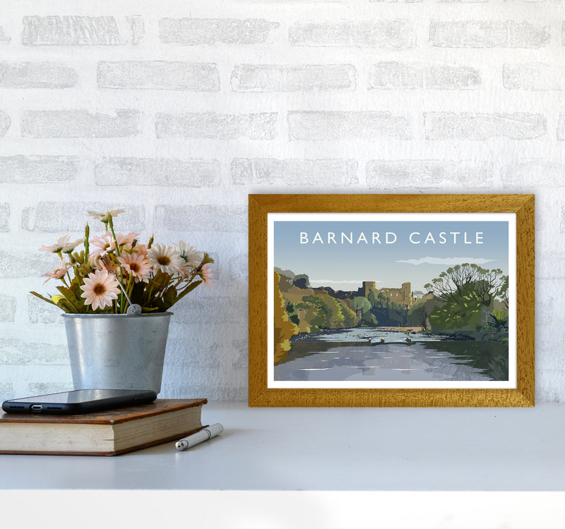 Barnard Castle 2 Art Print by Richard O'Neill A4 Print Only