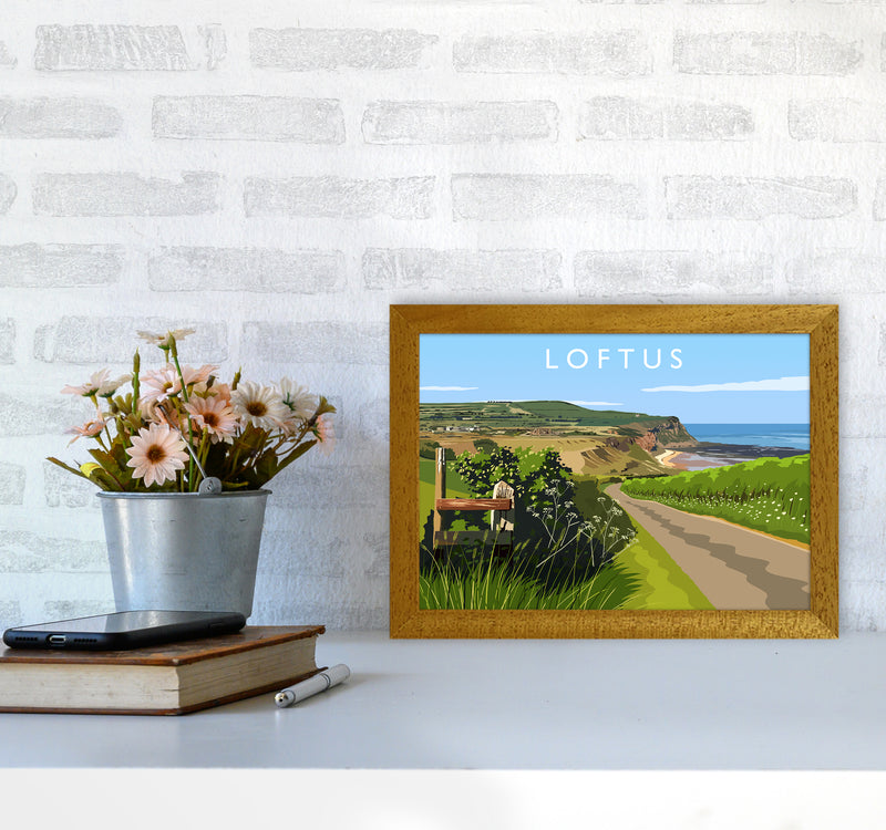 Loftus Travel Art Print by Richard O'Neill A4 Print Only