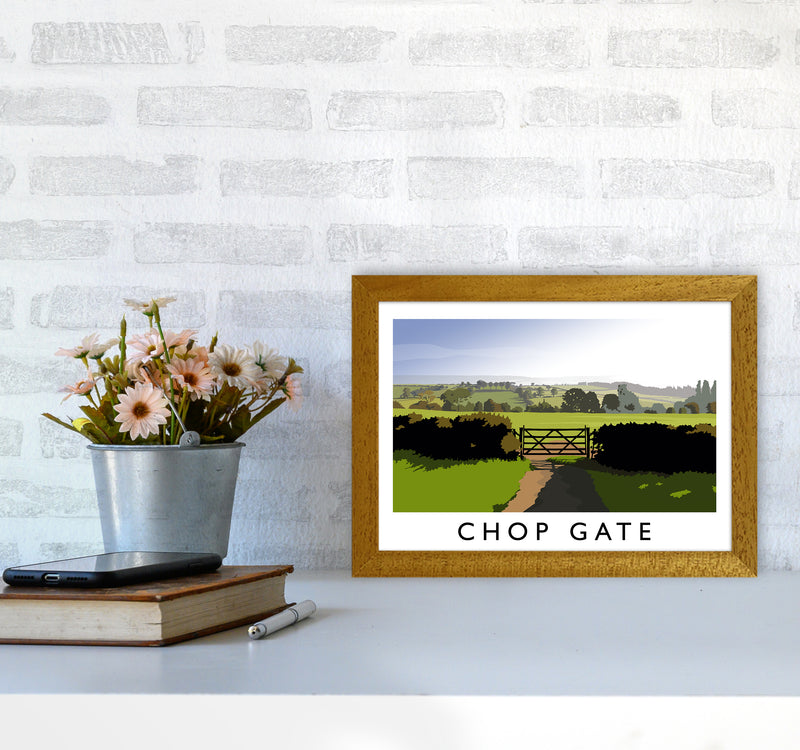 Chop Gate Travel Art Print by Richard O'Neill A4 Print Only