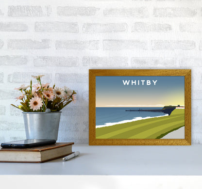 Whitby 5 Travel Art Print by Richard O'Neill A4 Print Only