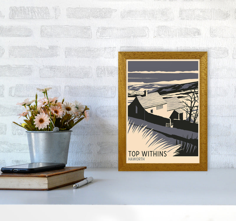 Top Withins portrait Travel Art Print by Richard O'Neill A4 Print Only