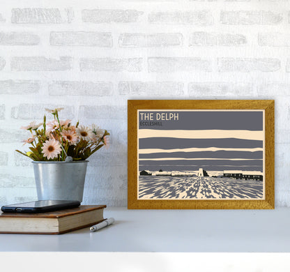 The Delph, Eccleshill Travel Art Print by Richard O'Neill A4 Print Only