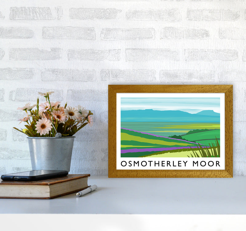Osmotherley Moor Travel Art Print by Richard O'Neill A4 Print Only