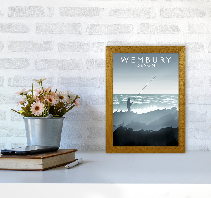 Wembury portrait Travel Art Print by Richard O'Neill A4 Print Only