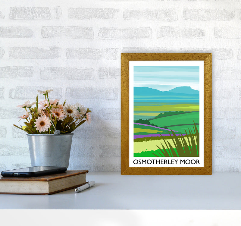 Osmotherley Moor portrait Travel Art Print by Richard O'Neill A4 Print Only