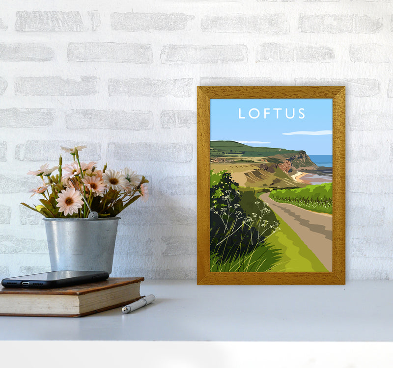 Loftus portrait Travel Art Print by Richard O'Neill A4 Print Only