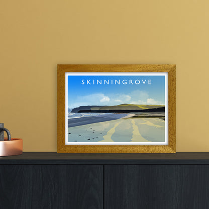 Skinningrove 2 Travel Art Print by Richard O'Neill A4 Print Only