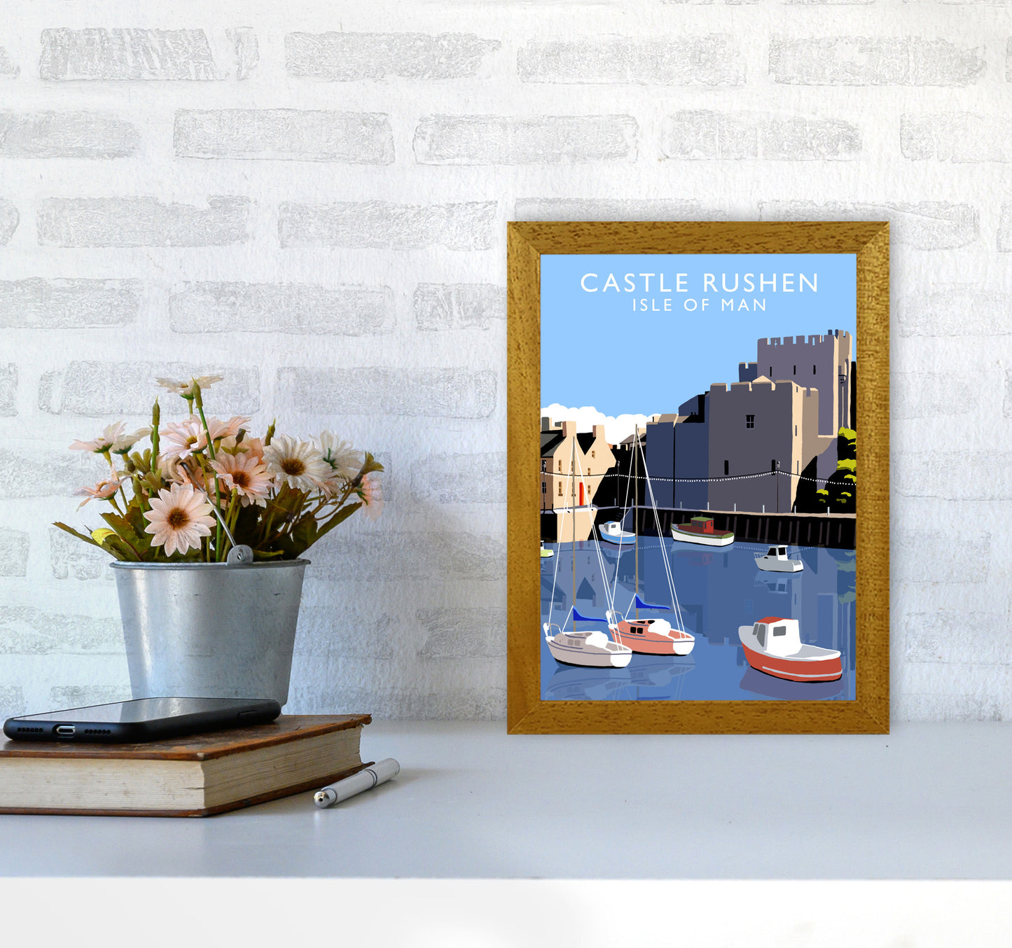Castle Rushen by Richard O'Neill A4 Print Only