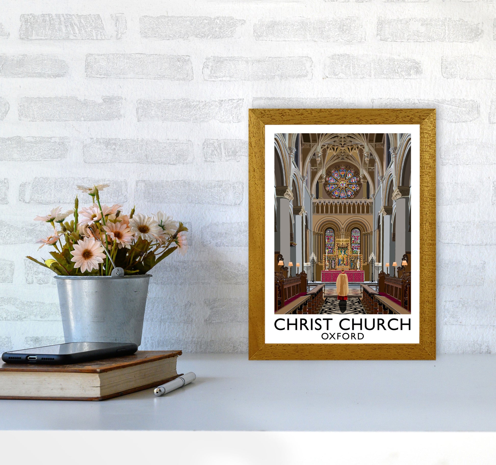 Christ Church Oxford by Richard O'Neill A4 Print Only