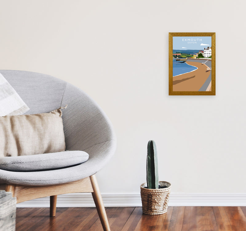 Exmouth Devon Art Print by Richard O'Neill A4 Print Only