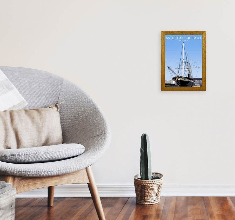 SS Great Britain Bristol Art Print by Richard O'Neill A4 Print Only