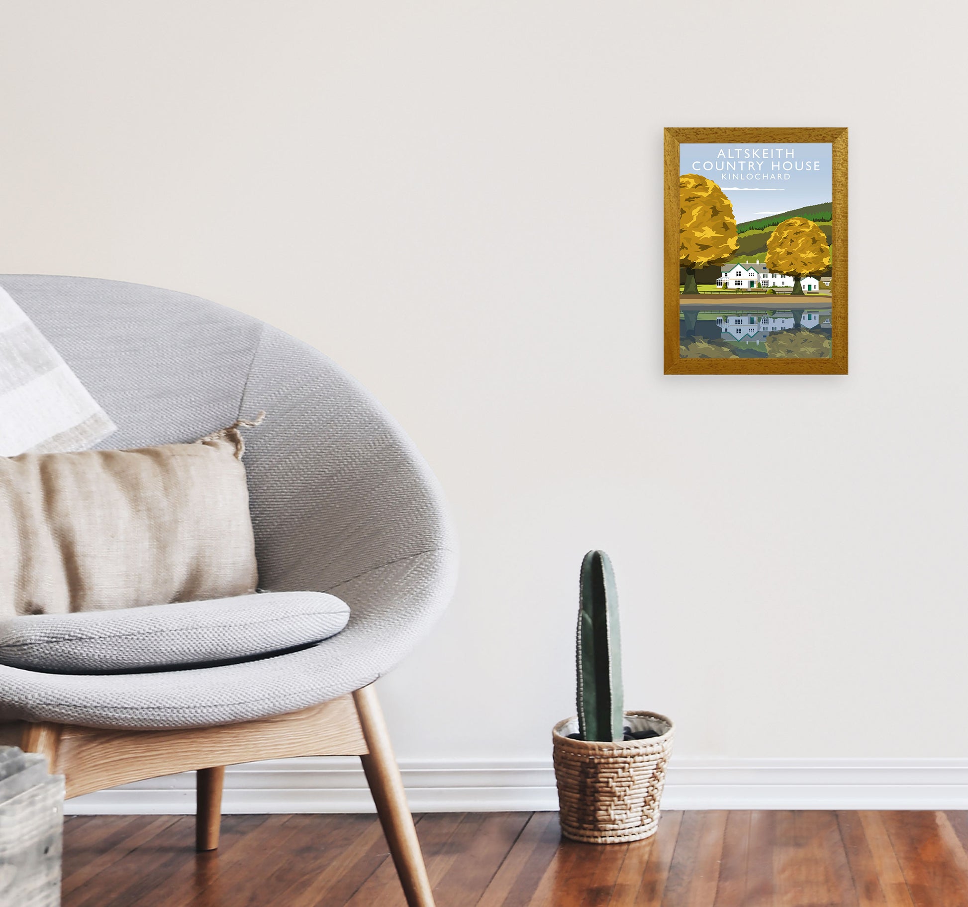 Altskeith Country House (Portrait) by Richard O'Neill A4 Print Only