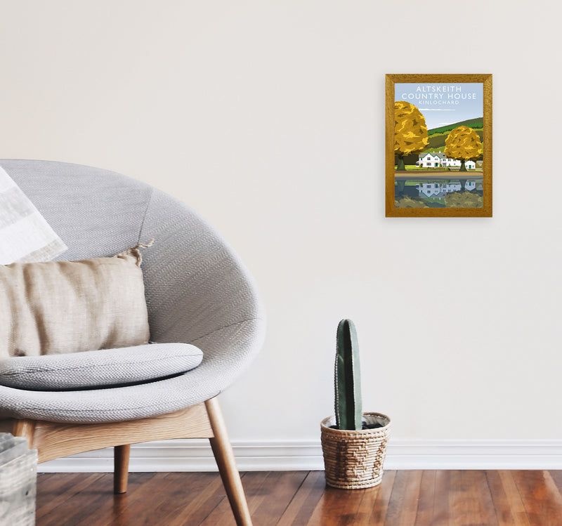 Altskeith Country House (Portrait) by Richard O'Neill A4 Print Only