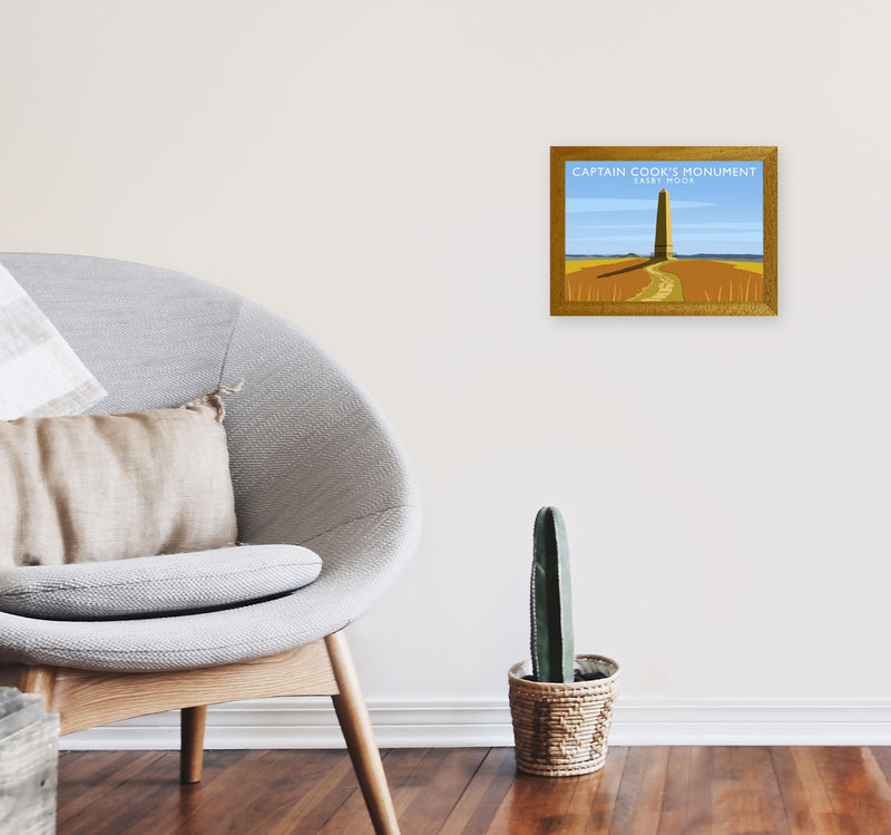 Captain Cooks Monument (Landscape) by Richard O'Neill A4 Print Only