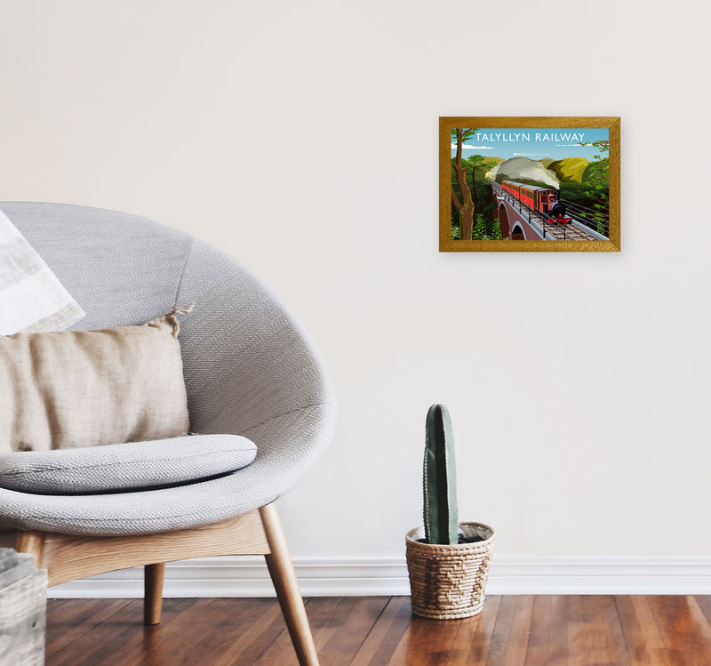 Talyllyn Railway Art Print by Richard O'Neill A4 Print Only