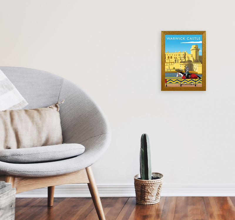 Warwick Castle Portrait by Richard O'Neill A4 Print Only