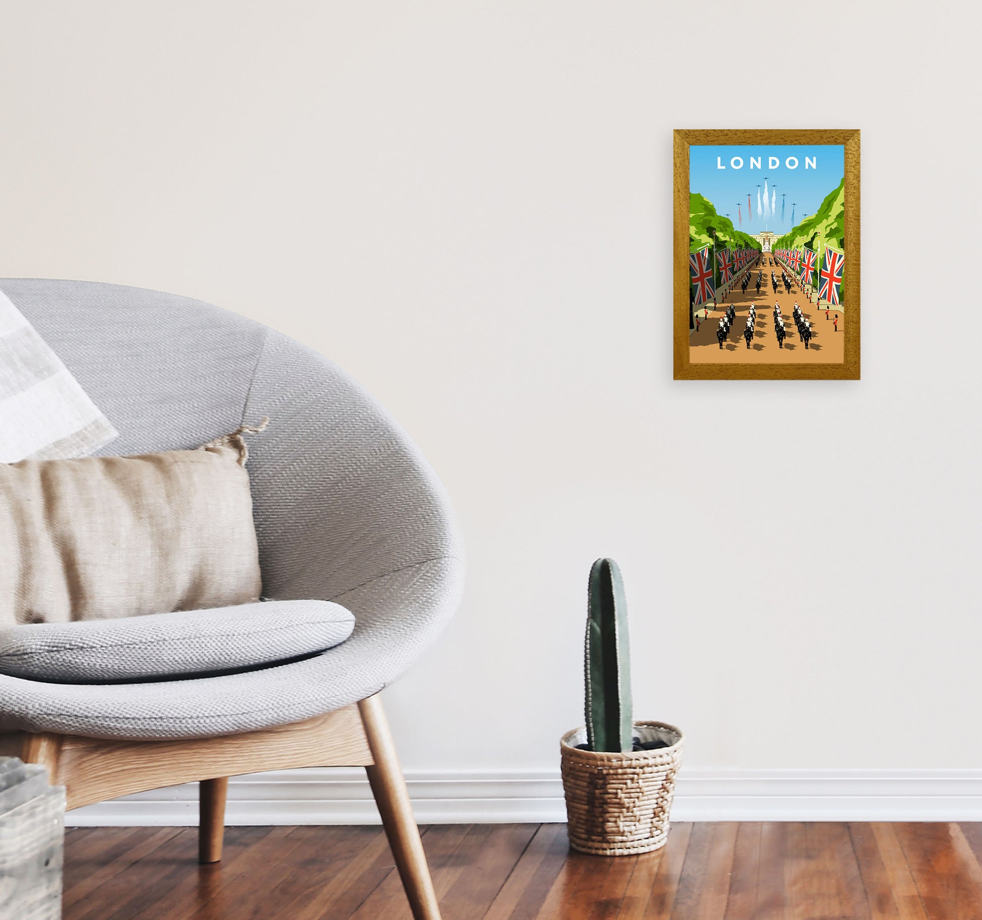 London Art Print by Richard O'Neill A4 Print Only