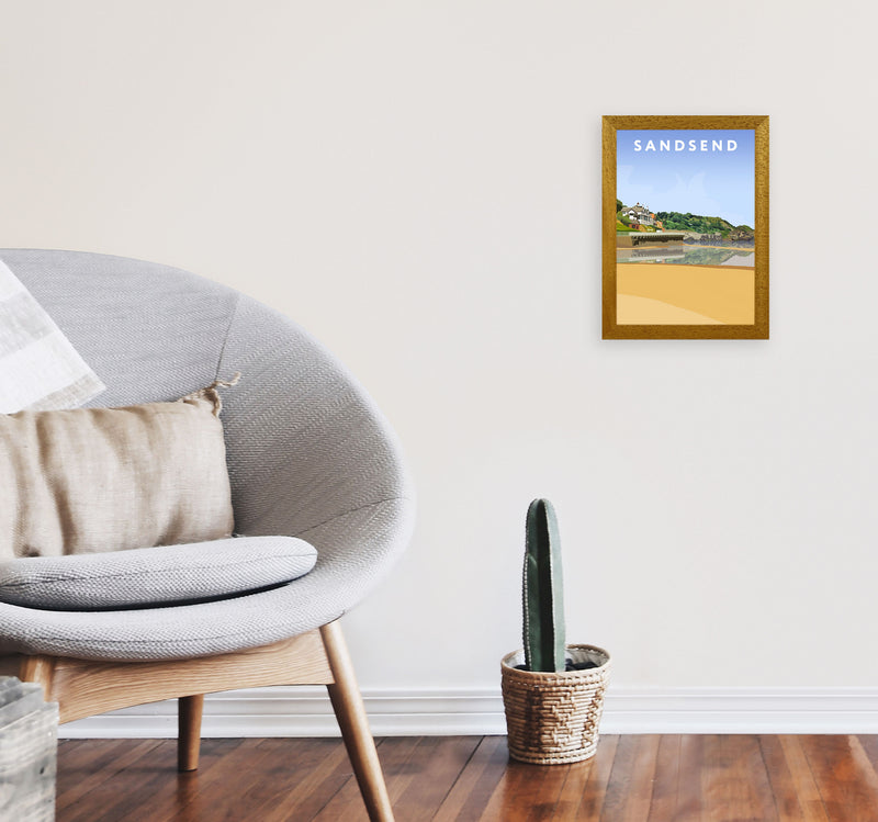 Sandsend4 Portrait by Richard O'Neill A4 Print Only