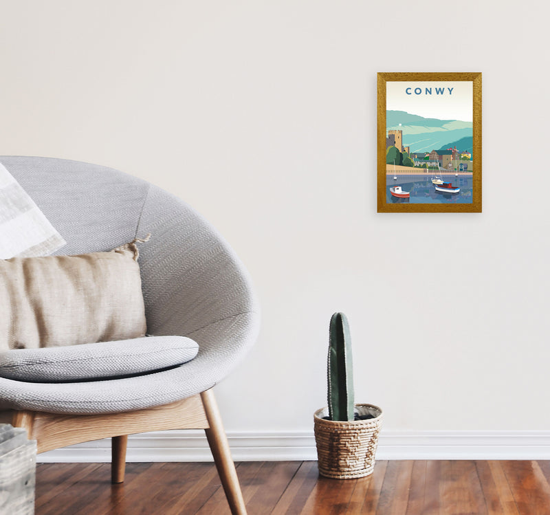 Conwy Art Print by Richard O'Neill A4 Print Only