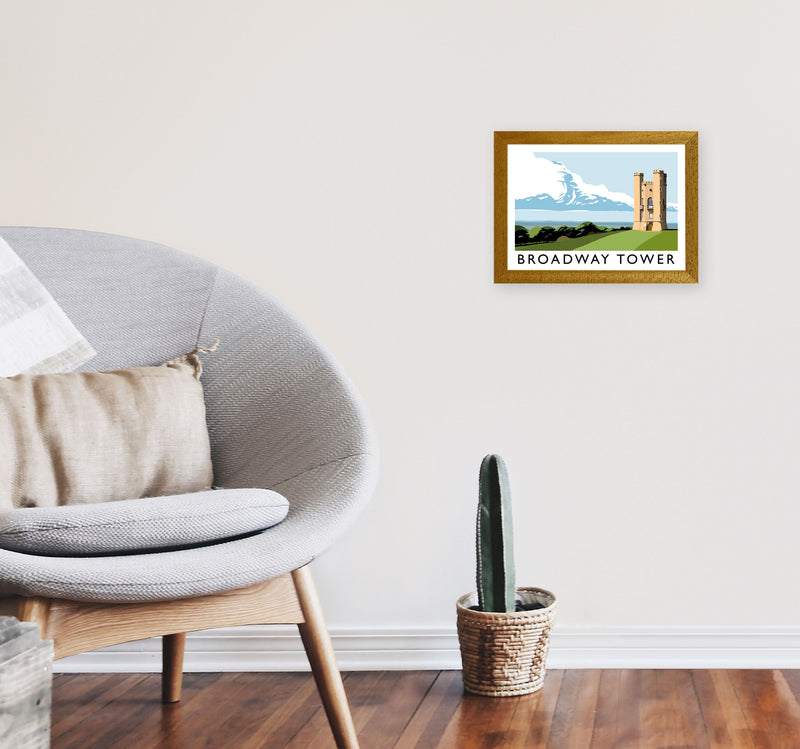 Broadway Tower Art Print by Richard O'Neill A4 Print Only