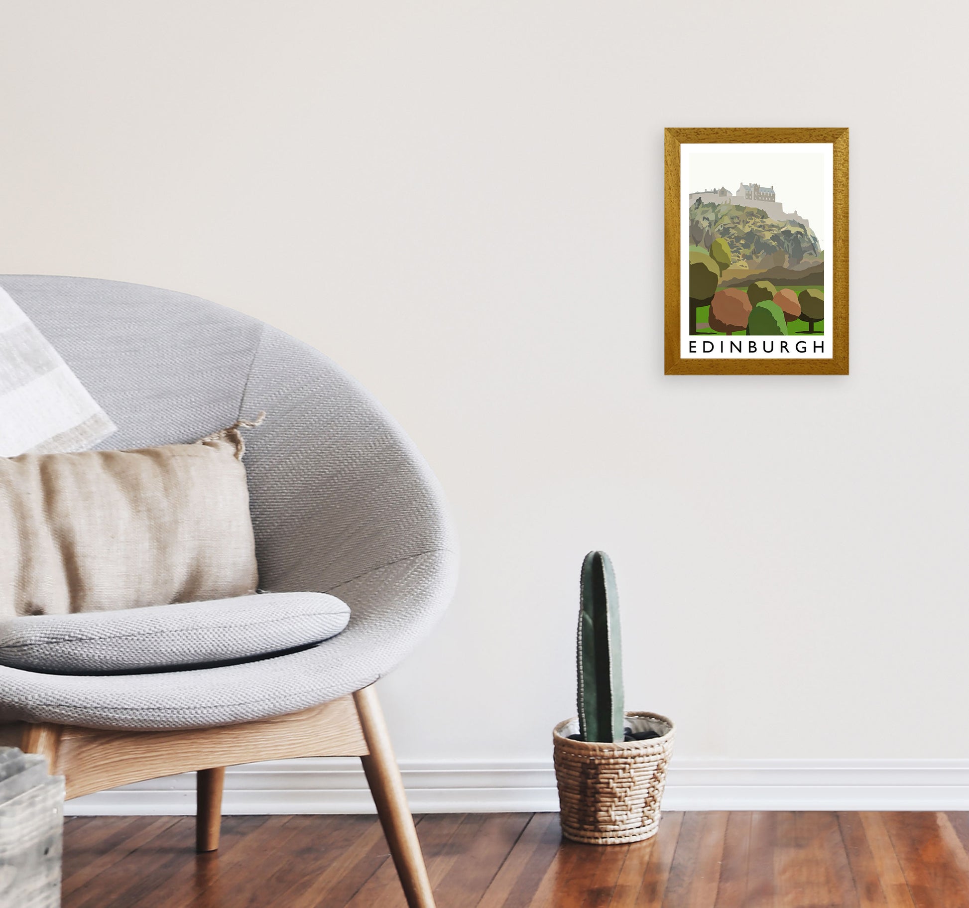Edinburgh Portrait by Richard O'Neill A4 Print Only